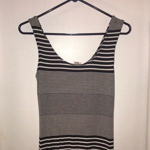 Merona Dresses - Black and white stripped maxi dress Merona Dresses - Black and white stripped maxi dress
